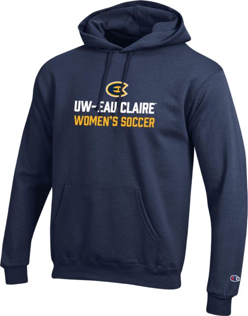 Eau Claire Champion Fleece Hoodie UW Eau Claire Womens Soccer - ONLINE ONLY