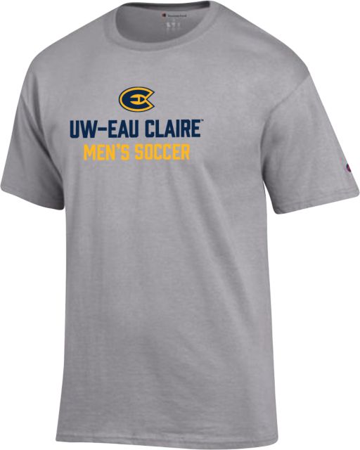 Eau Claire Champion T Shirt UW Eau Claire Mens Soccer - ONLINE ONLY