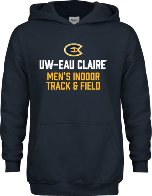Eau Claire Youth Fleece Hoodie UW Eau Claire Mens Indoor Track and Field - ONLINE ONLY