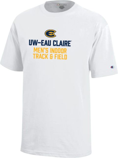 Eau Claire Youth Champion Short Sleeve Tee UW Eau Claire Mens Indoor Track and Field - ONLINE ONLY