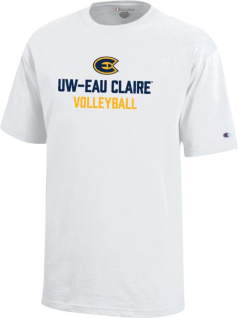 Eau Claire Youth Champion Short Sleeve Tee UW Eau Claire Volleyball - ONLINE ONLY