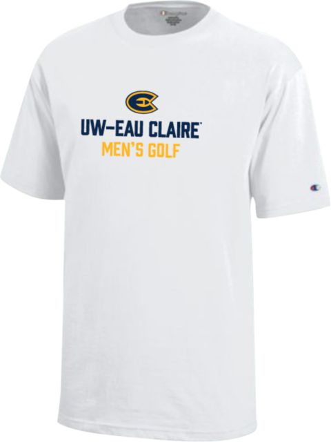 Eau Claire Youth Champion Short Sleeve Tee UW Eau Claire Mens Golf - ONLINE ONLY
