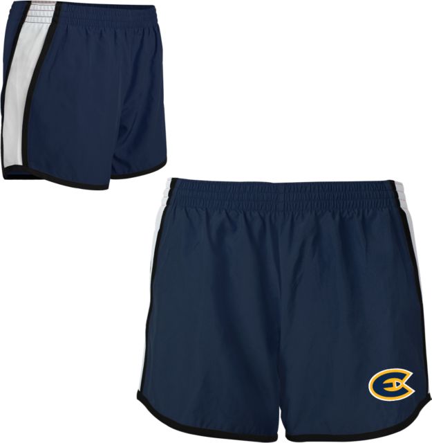 Eau Claire Womens Navy/White Team Short Primary Athletic Mark - ONLINE ONLY