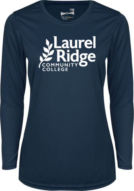 Laurel Ridge Womens Performance Long Sleeve Shirt Wordmark Stacked - ONLINE ONLY