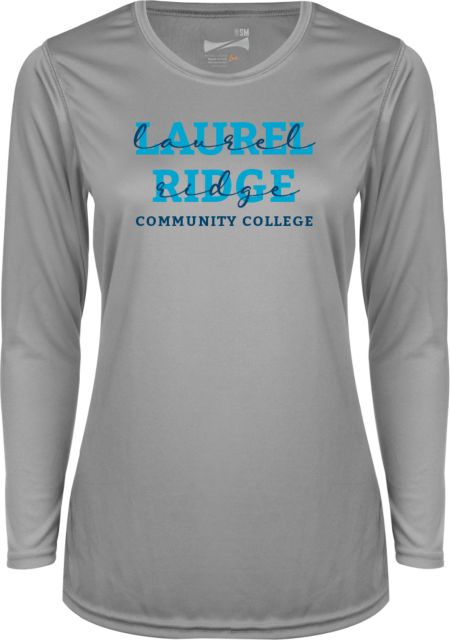 Laurel Ridge Womens Performance Long Sleeve Shirt Cursive Over Script - ONLINE ONLY