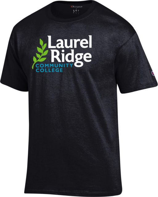 Laurel Ridge Champion T Shirt Wordmark Stacked - ONLINE ONLY