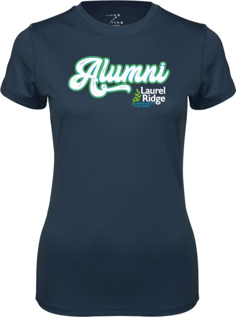 Laurel Ridge Womens Performance Short Sleeve Tee Alumni Script - ONLINE ONLY