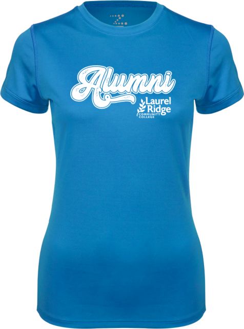 Laurel Ridge Womens Performance Short Sleeve Tee Alumni Script - ONLINE ONLY