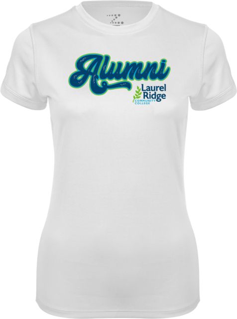 Laurel Ridge Womens Performance Short Sleeve Tee Alumni Script - ONLINE ONLY