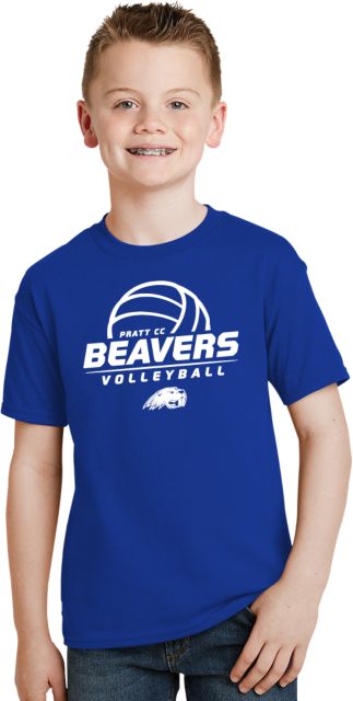 Pratt CC Youth T Shirt Pratt CC Beavers Volleyball Stacked - ONLINE ONLY