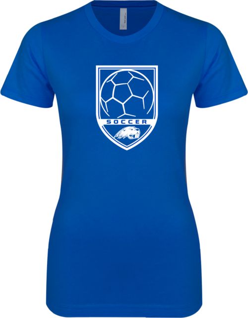 Pratt CC Next Level Ladies SoftStyle Junior Fitted Tee Soccer Shield w/ Logo - ONLINE ONLY