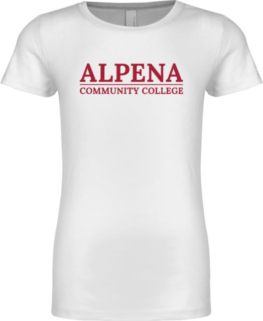 Alpena Next Level Girls Fashion Fit T Shirt Wordmark - ONLINE ONLY