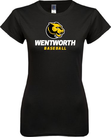 Wentworth Next Level Ladies SoftStyle Junior Fitted Tee Baseball - ONLINE ONLY