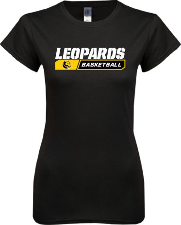 Wentworth Next Level Ladies SoftStyle Junior Fitted Tee Basketball Block Design - ONLINE ONLY