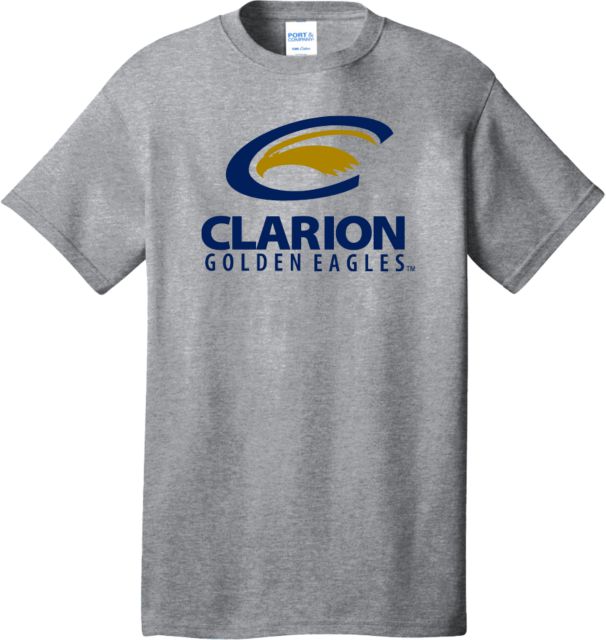 PennWest Clarion Extended Athletic Heather T Shirt Clarion Primary Athletic Mark - PLUS - ONLINE ONLY