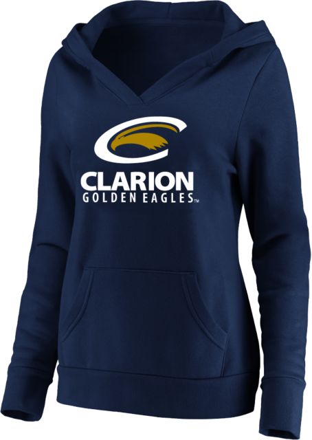 PennWest Clarion Womens Plus Hoodie Clarion Primary Athletic Mark PLUS  ONLINE ONLY
