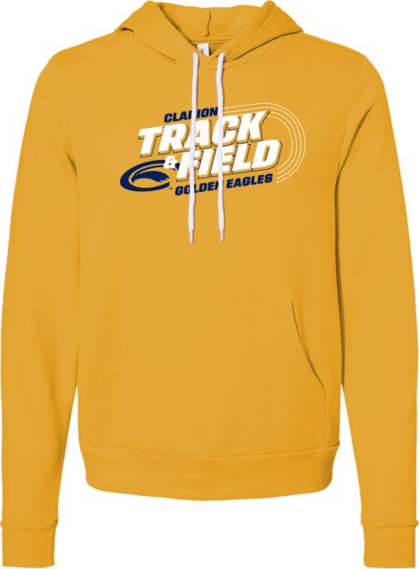 PennWest Clarion Bella + Canvas Fleece Hood Clarion Golden Eagles Track and Field - ONLINE ONLY