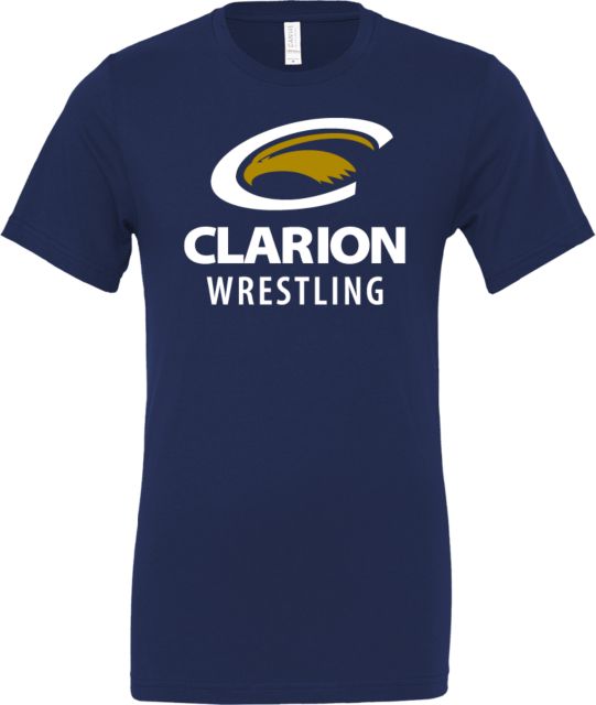 PennWest Clarion Bella + Canvas Jersey Cotton T Shirt Clarion C Eagle - Wrestling - ONLINE ONLY