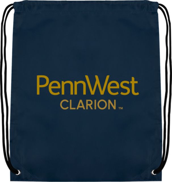 PennWest Clarion Drawstring Backpack PennWest Clarion Institutional Mark - ONLINE ONLY