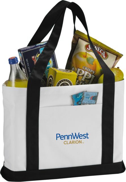 PennWest Clarion Contender Canvas Tote PennWest Clarion Institutional Mark - ONLINE ONLY