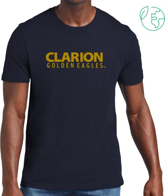 PennWest Clarion Allmade Organic Cotton Tee Clarion Golden Eagles Wordmark - ONLINE ONLY