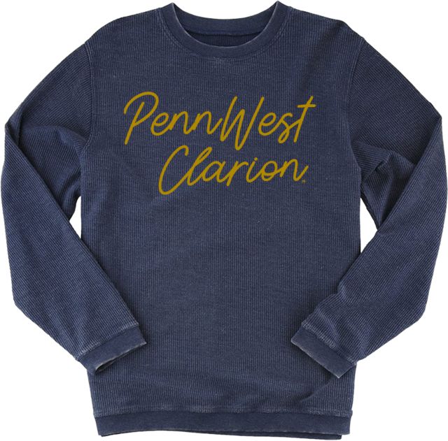 PennWest Clarion Boxercraft Womens Corded Crew PennWest Clarion Script - ONLINE ONLY