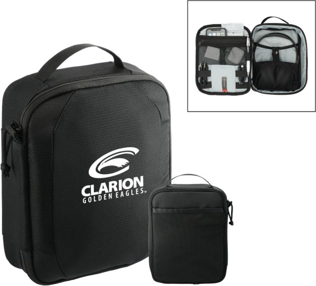 PennWest Clarion RPET Headphone and Tech Case Clarion Primary Athletic Mark - ONLINE ONLY