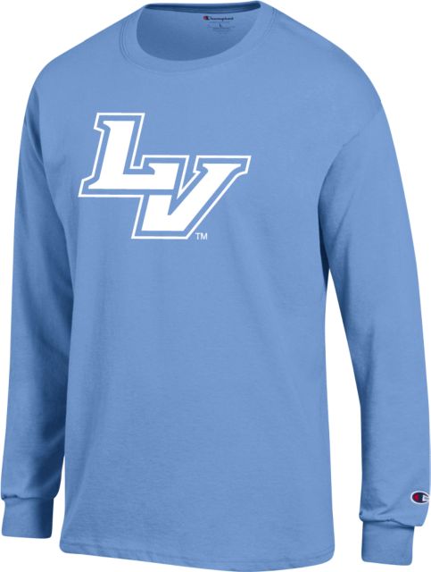 LaVerne Champion Light Long Sleeve T Shirt University of La Verne  LV Mark