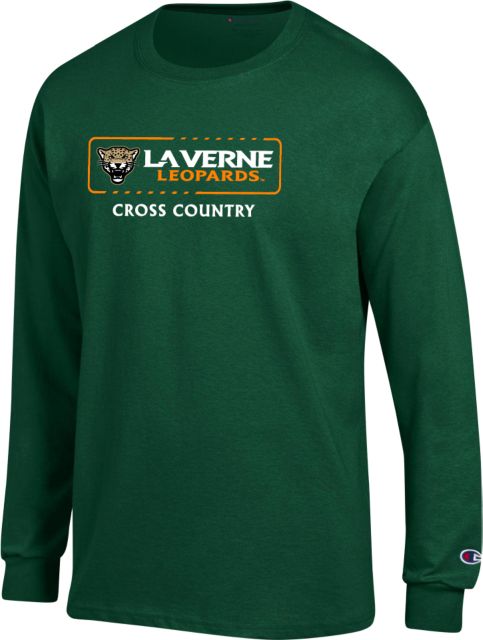 LaVerne Champion Long Sleeve T Shirt La Verne Leopards Cross Country