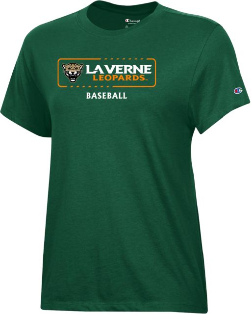 LaVerne Champion Womens Core Short Sleeve Tee La Verne Leopards Baseball