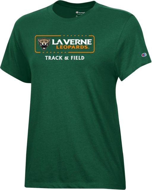 LaVerne Champion Womens Core Short Sleeve Tee La Verne Leopards Track and Field