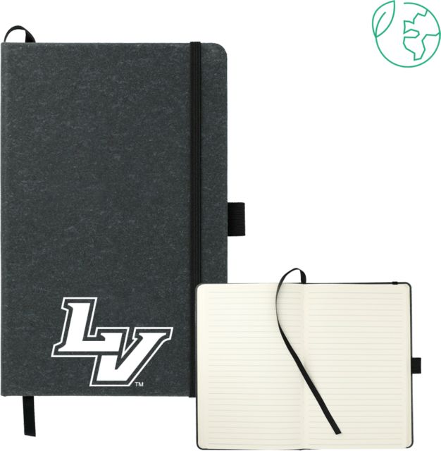 LaVerne 5.5 x 8.5 FSC Mix Recycled Leather Bound Journal University of La Verne  LV Mark