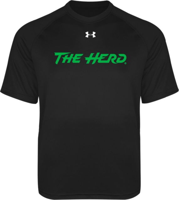 Marshall Under Armour Youth Tech Tee Marshall University The Herd Wordmark - ONLINE ONLY
