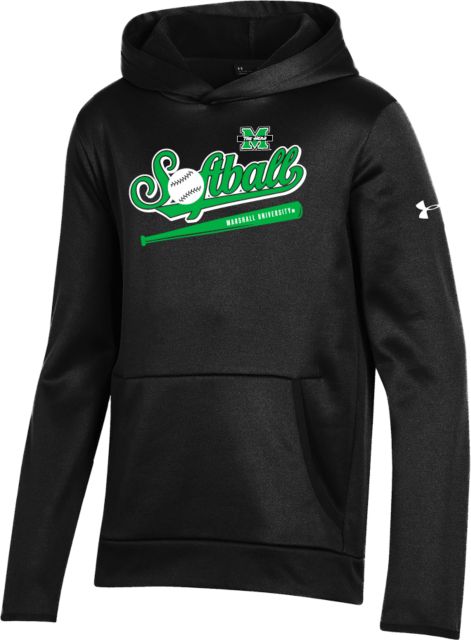 Marshall Under Armour Youth Fleece Hoodie Marshall University Softball Design - ONLINE ONLY