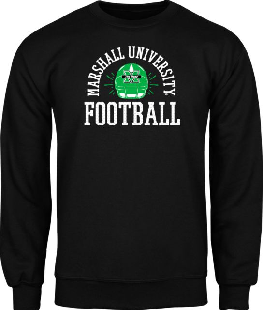 Marshall Fleece Crew Marshall University Football Design - ONLINE ONLY