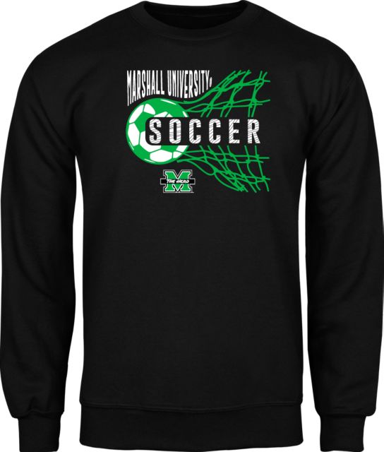 Marshall Fleece Crew Marshall University Soccer Design - ONLINE ONLY