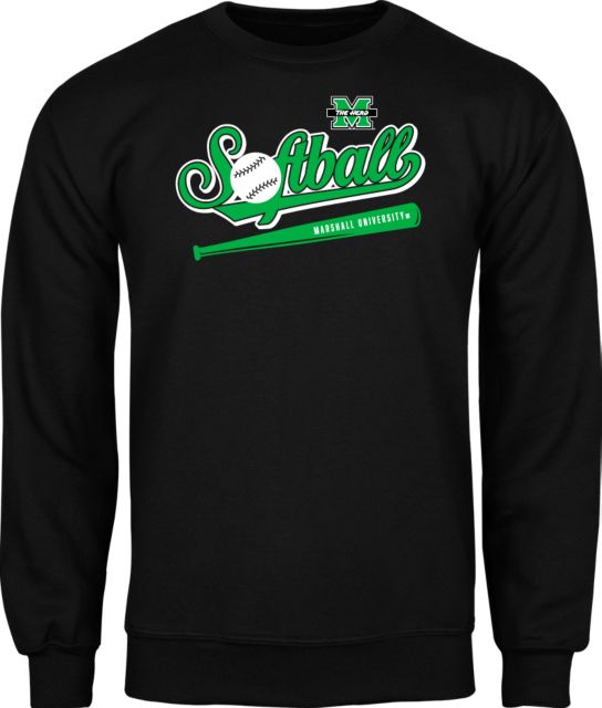 Marshall Fleece Crew Marshall University Softball Design - ONLINE ONLY