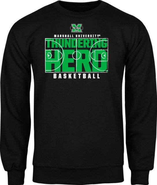 Marshall Fleece Crew Marshall University  Basketball Design - ONLINE ONLY