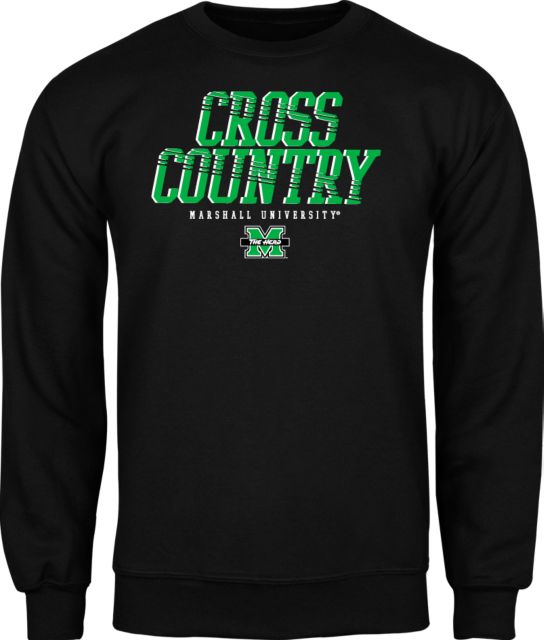 Marshall Fleece Crew Marshall University Cross Country Design - ONLINE ONLY