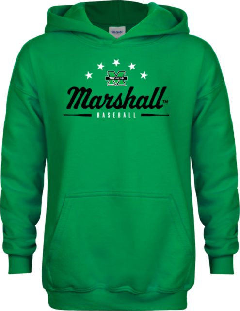Marshall Youth Fleece Hoodie Marshall University Baseball Design - ONLINE ONLY