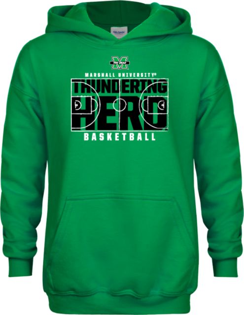 Marshall Youth Fleece Hoodie Marshall University  Basketball Design - ONLINE ONLY