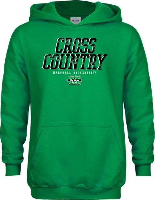 Marshall Youth Fleece Hoodie Marshall University Cross Country Design - ONLINE ONLY