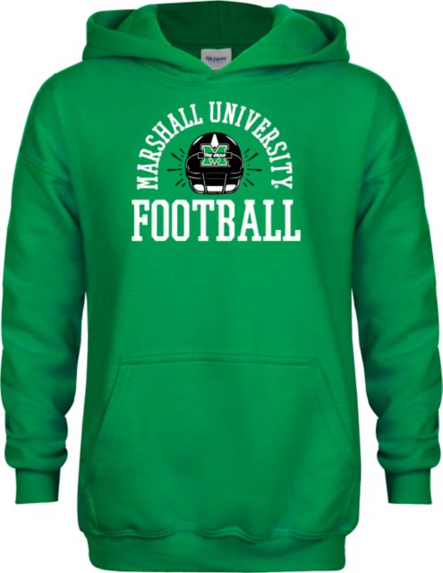 Marshall Youth Fleece Hoodie Marshall University Football Design - ONLINE ONLY