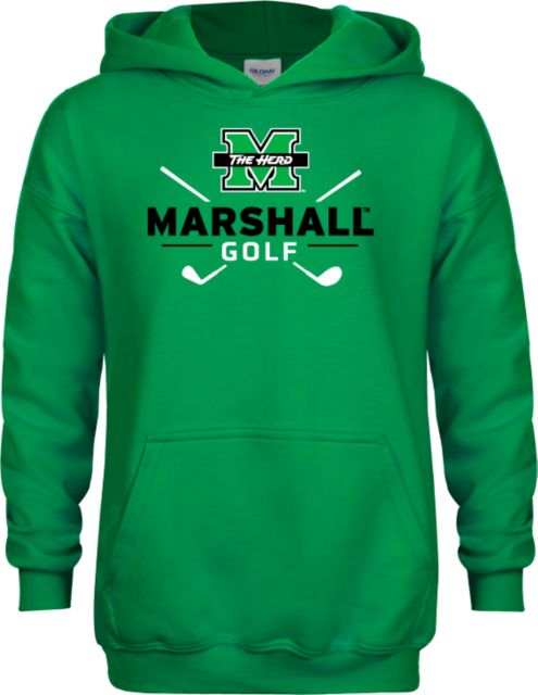 Marshall Youth Fleece Hoodie Marshall University Golf Design - ONLINE ONLY