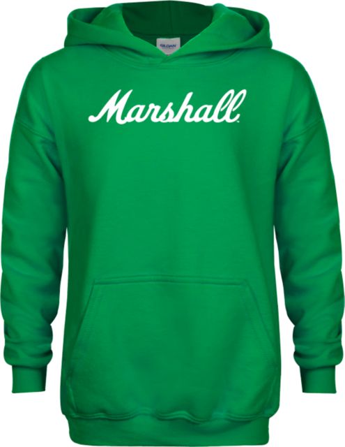 Marshall Youth Fleece Hoodie Marshall University Marshall Script Wordmark - ONLINE ONLY