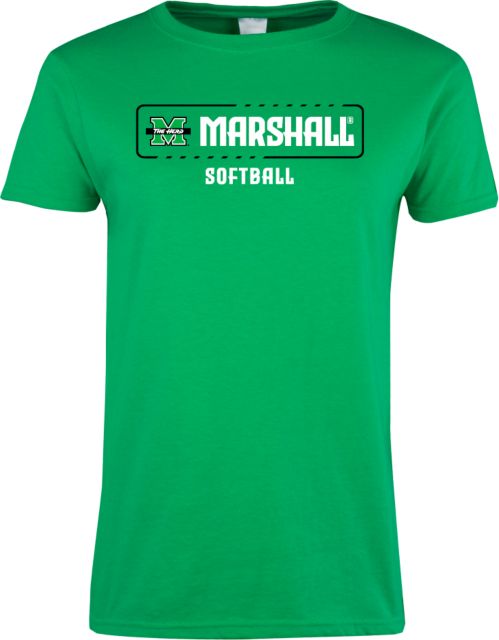Marshall Womens Short Sleeve Tee Marshall University The Herd Softball - ONLINE ONLY