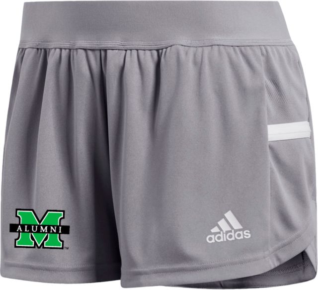 Marshall Adidas Womens Split Short Marshall University Alumni Mark - ONLINE ONLY