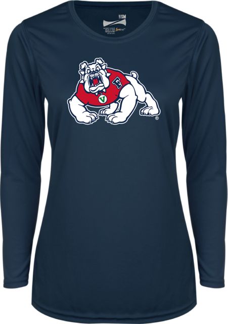 Fresno State Womens Performance Long Sleeve Shirt Fresno State Primary Mark - ONLINE ONLY