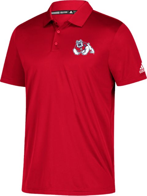 Fresno State Adidas Grind Polo Fresno State Primary Mark - ONLINE ONLY