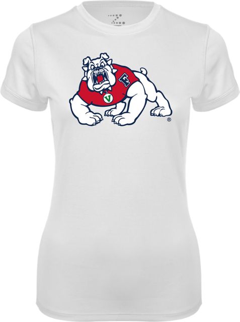 Fresno State Womens Performance Short Sleeve Tee Fresno State Primary Mark - ONLINE ONLY